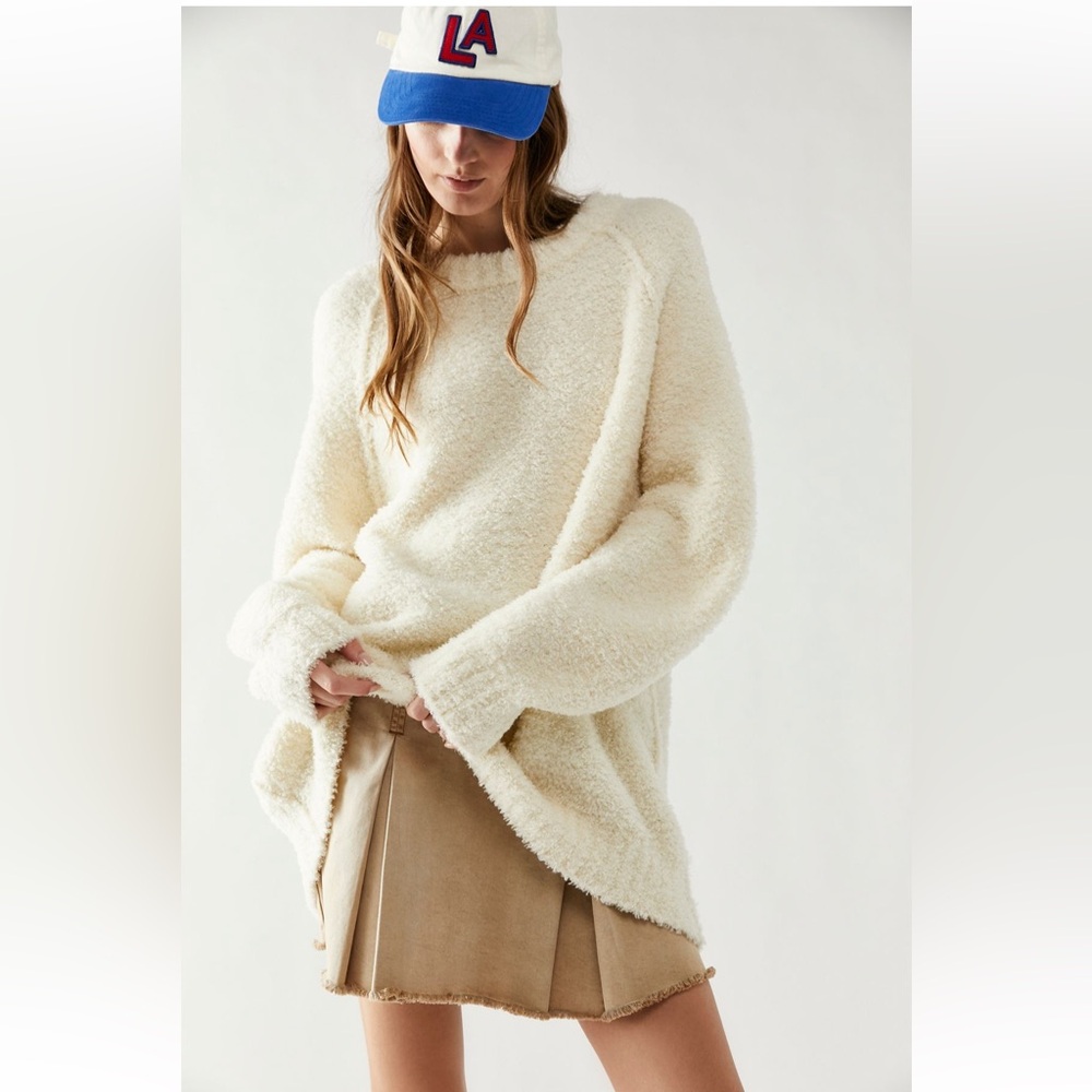 Free People Parker teddy tunic. Never worn. NWOT.